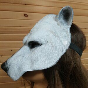 Realistic Polar Bear Mask
